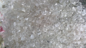 Aufladen Trommelsteine