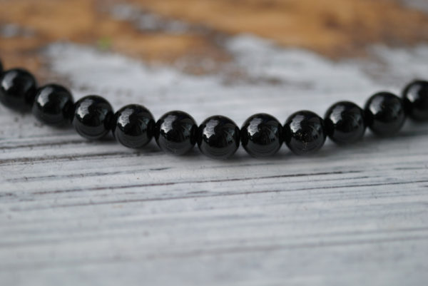 Kurze Halskette Onyx – Bild 2