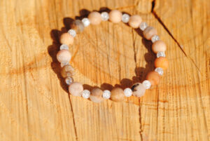 Baryt und Irisbergkristall