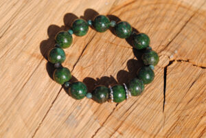 Moosachat grün (Chalcedon)